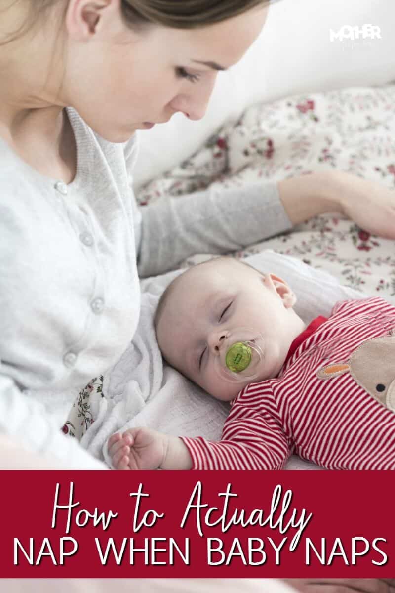 Do you have an infant or baby in arms? If you're an exhausted or tired mom in this newborn phase, here is how you can nap when baby naps. 